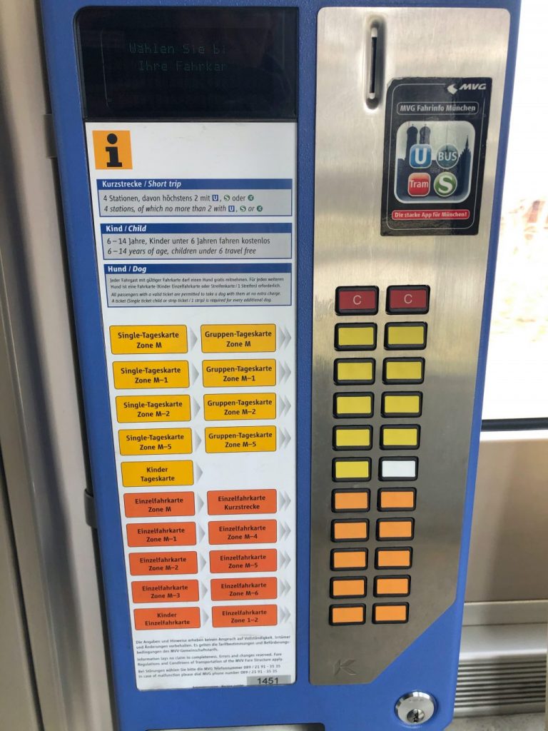 MVV Ticket Machine