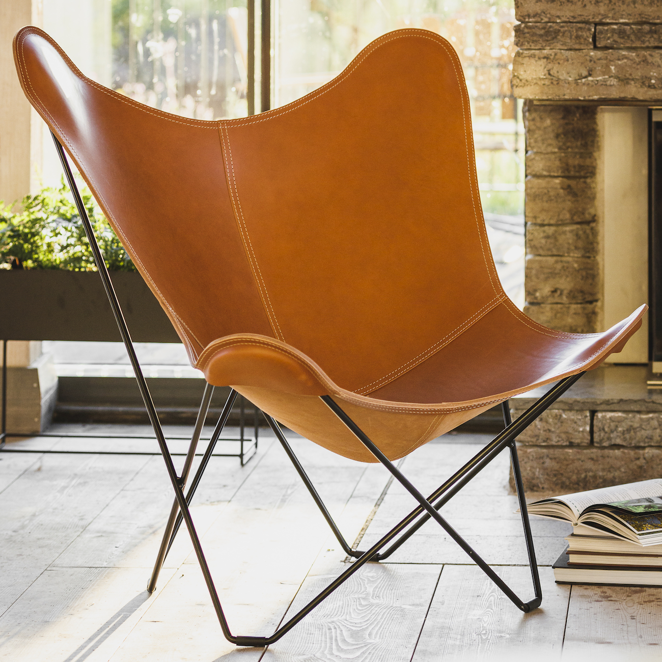Leather Butterfly Chair - Pampa Mariposa | Cuero Design